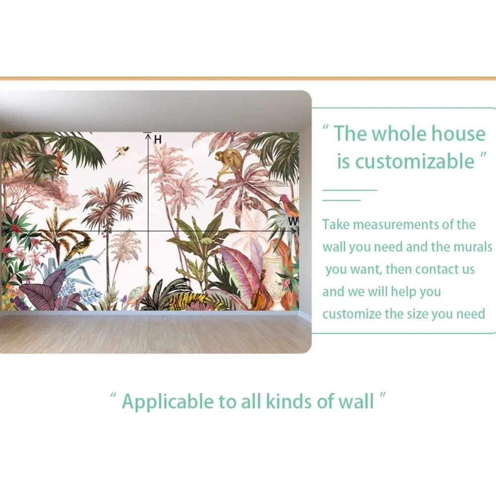 Tropical Jungle Rainforest Wallpaper Mural 161
